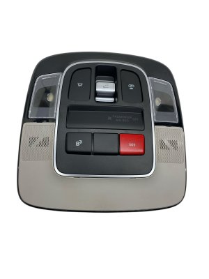 2022-2024 Hyundai Santa Cruz Gray Overhead Console with Dome Light and Sunroof Switch - Front (Used OEM)