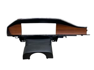 2018-2021 Lincoln Navigator Speedometer Cluster Bezel Dash Molding with Santos Wood (Used OEM)