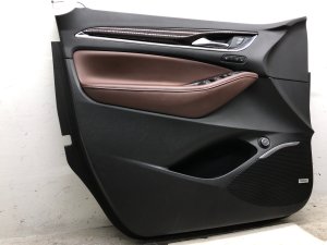 2018-2021 Buick Enclave Brown Door Interior Trim Panel with Bose Audio and Memory - Front, Left (Driver) (Used OEM)