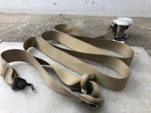 2015-2020 Ford F-150 Tan Non-Inflatable Seat Belt Assembly - Rear, Right (Passenger) (Used OEM)