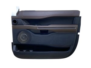 2018-2024 Ford Expedition Java (Brown) King Ranch Door Interior Trim Panel - Front, Right (Passenger) (Used OEM)