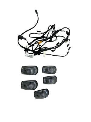 2017-2022 Ford F-550 Super Duty Cab Roof Clearance Marker Lamp Set with Wiring Harness (Used OEM)