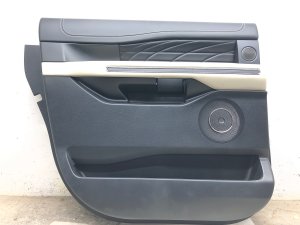2018-2021 Ford Expedition Tan Door Interior Trim Panel - Rear, Left (Driver) (Used OEM)