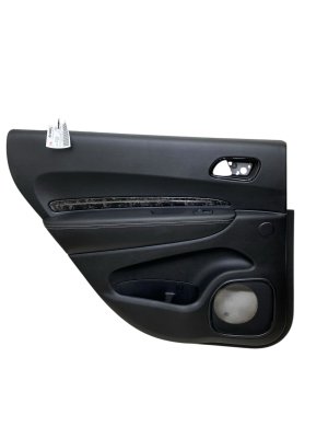 2021-2024 Dodge Durango Black Door Interior Trim Panel with Leather - Rear, Left (Driver) (Used OEM)