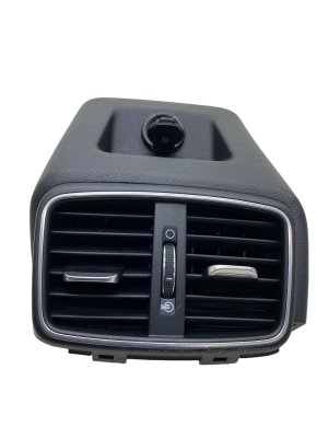 2019-2026 Genesis G70 Black Center Console HVAC Vent and Trim Panel with USB Port - Rear (Used OEM)