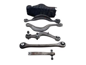 2017-2023 Audi Q7 Upper and Lower Control Arm Set with Sway Bar End Links - Rear, Left (Driver) (Used OEM)