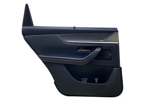 2025-2026 Mazda CX-70 Black Door Interior Trim Panel with Nappa Leather - Rear, Left (Driver) (Used OEM)