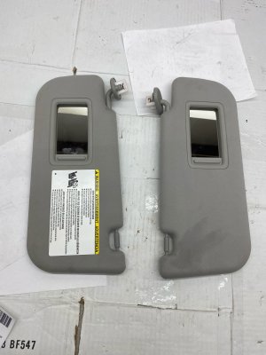 2024-2025 Toyota Grand Highlander Gray Sun Visor Shade Set - Left (Driver) (Used OEM)