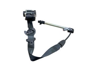 2022-2025 Audi Q4 e-tron Black Rock Gray Stitching Seat Belt Retractor & Tensioner Assembly - Front (Used OEM)