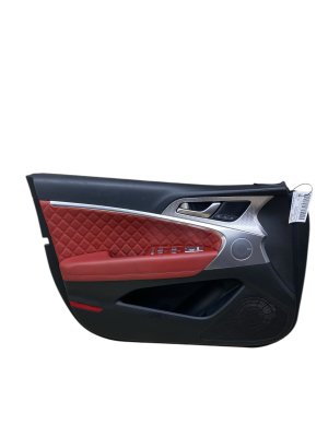 2022-2025 Genesis G70 Black Door Interior Trim Panel - Front, Left (Driver) (Used OEM)