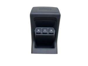 2019-2024 Jaguar I-Pace Center Console End Cap Trim Panel with USB Port Hub - Rear (Used OEM)