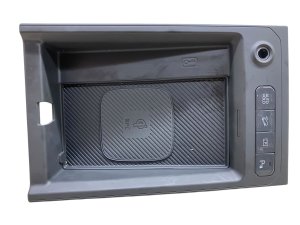 2024-2025 Kia EV9 Center Console Upper Trim Cover with Wireless Charger and Surround View Switch Panel (Used OEM)