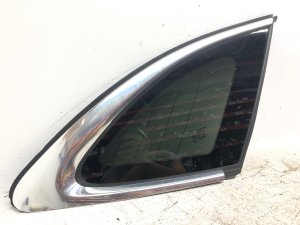 2017-2023 Jaguar F-Pace Chrome Quarter Glass with Bright Chrome Trim - Rear, Right (Passenger) (Used OEM)