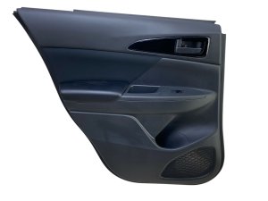 2022-2025 Mitsubishi Eclipse Cross Black Door Interior Trim Panel with Cloth Insert - Rear, Left (Driver) (Used OEM)