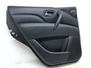 2018-2021 INFINITI QX80 Black Door Interior Trim Panel - Rear, Left (Driver) (Used OEM)