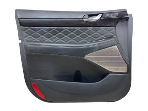 2020-2022 Hyundai Palisade Black Door Interior Trim Panel with Memory - Front, Left (Driver) (Used OEM)