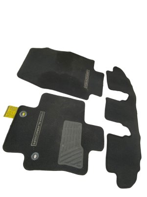 2020-2025 Toyota Highlander Black 3-Piece Carpeted Floor Mat Set - Front (Used OEM)