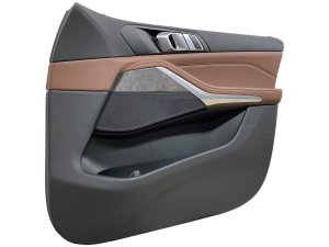 2019-2022 BMW X7 Brown Door Interior Trim Panel - Front, Right (Passenger) (Used OEM)