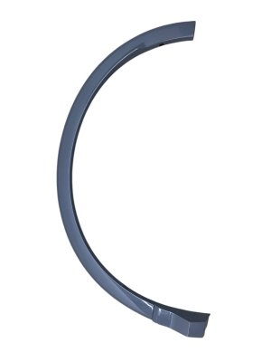 2021-2025 Audi Q4 e-tron Pebble Gray Wheel Arch Opening Molding - Rear, Left (Driver) (Used OEM)