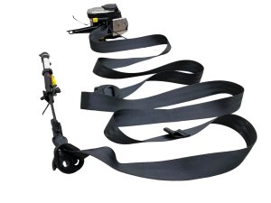 2021-2024 Audi SQ5 Black Seat Belt Retractor and Pretensioner Assembly - Front, Right (Passenger) (Used OEM)