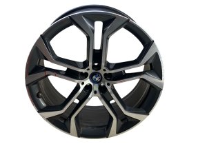 2020-2023 BMW X6 Silver 21x9.5 Front 5 Y-Spoke Alloy Wheel (Used OEM)