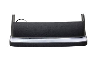 2024-2026 Kia EV9 Black Center Console Lower Mood Light Trim Cover Panel - Rear (Used OEM)