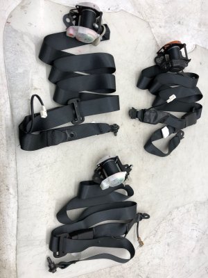 2011-2013 INFINITI QX56 3rd Row Seat Belt Assembly Set - Rear, Left (Driver) (Used OEM)