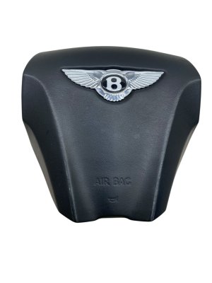 2013-2019 Bentley Flying Spur Black Steering Wheel Air Bag (Used OEM)