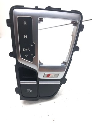 2018-2023 Audi S5 Transmission Shift Lever Indicator Trim with Parking Brake Switch (Used OEM)