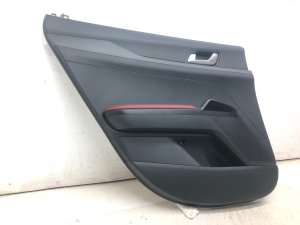 2021-2025 Kia K5 Black Door Interior Trim Panel - Rear, Left (Driver) (Used OEM)