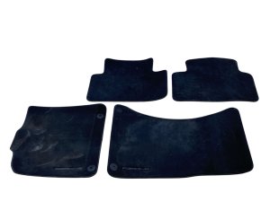 2015-2024 Porsche Macan Black Front and Rear Carpet Floor Mat Set (Used OEM)