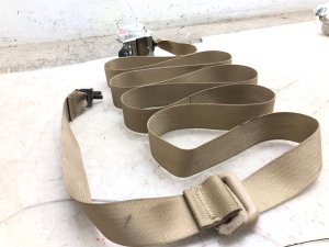 2015-2019 Ford F-150 Tan Non-Inflatable Seat Belt Assembly - Rear, Left (Driver) (Used OEM)
