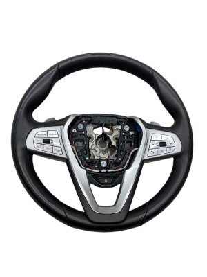 2020-2023 BMW X6 Black Heated Leather Steering Wheel (Used OEM)