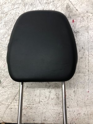 2011-2018 Porsche Cayenne Black Seat Leatherette Headrest - Front, Right (Passenger) (Used OEM)