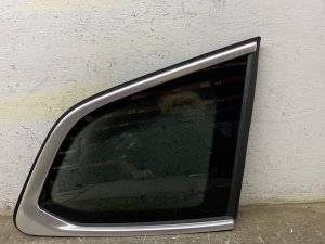 2023-2025 BMW X1 Quarter Window Glass with Metal Look Trim - Rear, Right (Passenger) (Used OEM)
