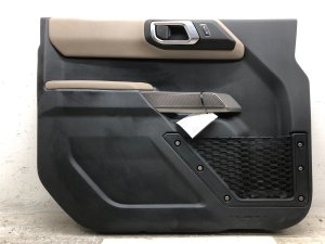 2021-2024 Ford Bronco Black Door Interior Trim Panel - Front, Right (Passenger) (Used OEM)