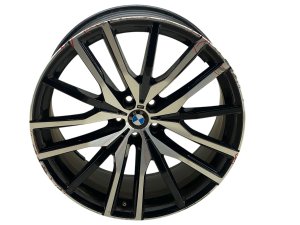 2020-2025 BMW X6 Silver 22x9.5 15-Spoke Alloy Wheel - Front (Used OEM)