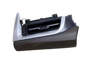 2024-2025 BMW X2 Silver Front Outer Dashboard Air Vent Illuminated Fine Wood Trim Panel (Used OEM)