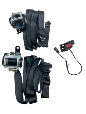 2021-2025 Ford Mustang Mach-E Seat Belt Assembly with Buckle - Rear, Left (Driver) (Used OEM)