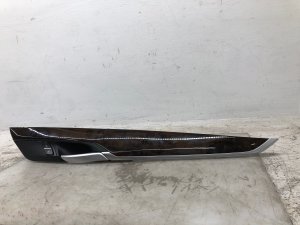  BMW X5 m Brown Interior Door Handle with Poplar Wood Trim Molding - Rear (Used OEM)