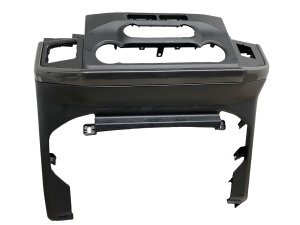 2022-2024 Lincoln Navigator Gray Center Dashboard Radio and HVAC Climate Trim Panel - Front (Used OEM)