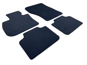 2024-2025 BMW X2 Black Front and Rear Carpet Floor Mat Set (Used OEM)
