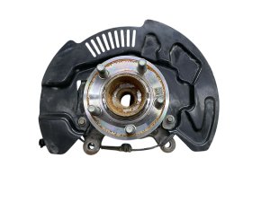 2024-2025 Ford Mustang Steering Knuckle Spindle with Wheel Bearing and Hub - Front, Left (Driver) (Used OEM)
