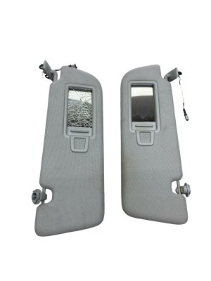 2019-2023 Audi Q8 Gray Sun Visor Set - Front, Left (Driver) (Used OEM)