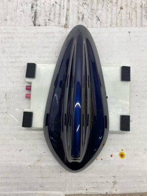 2021-2024 BMW M2 Tanzanite Blue Ii Metallic Roof Radio Antenna Mast and Control Module (Used OEM)