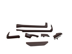 2022-2024 Ford Expedition Black 7-Piece Dashboard Trim Cover Panel Set (Used OEM)