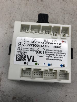 2017 Mercedes-Benz S500 Door Control Module - Front (Used OEM)