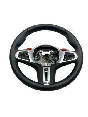 2020-2024 BMW X3 Black M-Sport Heated Steering Wheel with Dynamic Cruise Control (Used OEM)