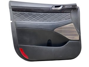 2020-2022 Hyundai Palisade Black Door Interior Trim Panel with Memory - Front, Left (Driver) (Used OEM)