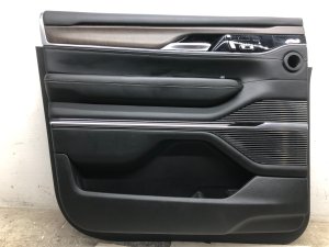 2022-2023 Jeep Grand Wagoneer Black Door Interior Trim Panel - Front, Left (Driver) (Used OEM)